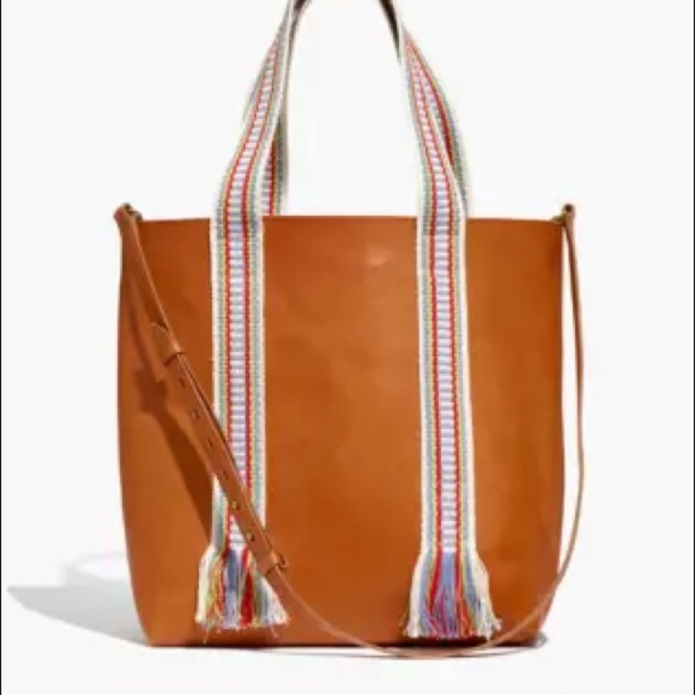 Madewell transport tote: woven handle edition